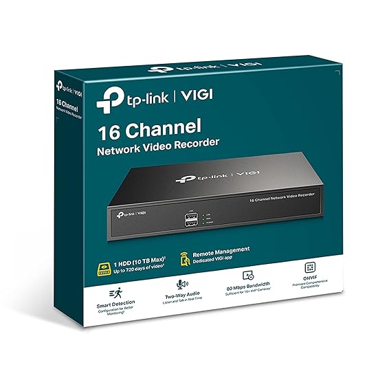 TP-Link VIGI NVR1016H VIGI 16 Channel Network Video ... - Image 3