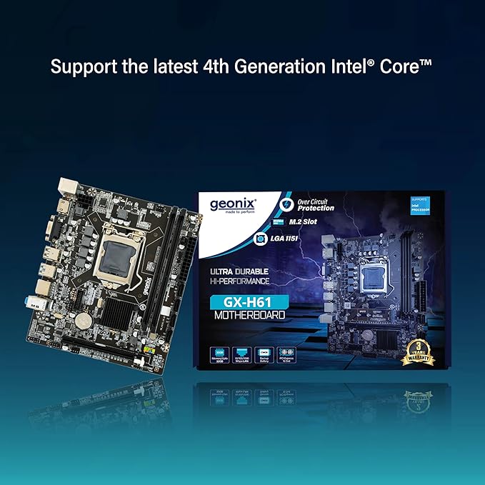 Geonix GX‑H61 DDR3 Motherboard - Image 3