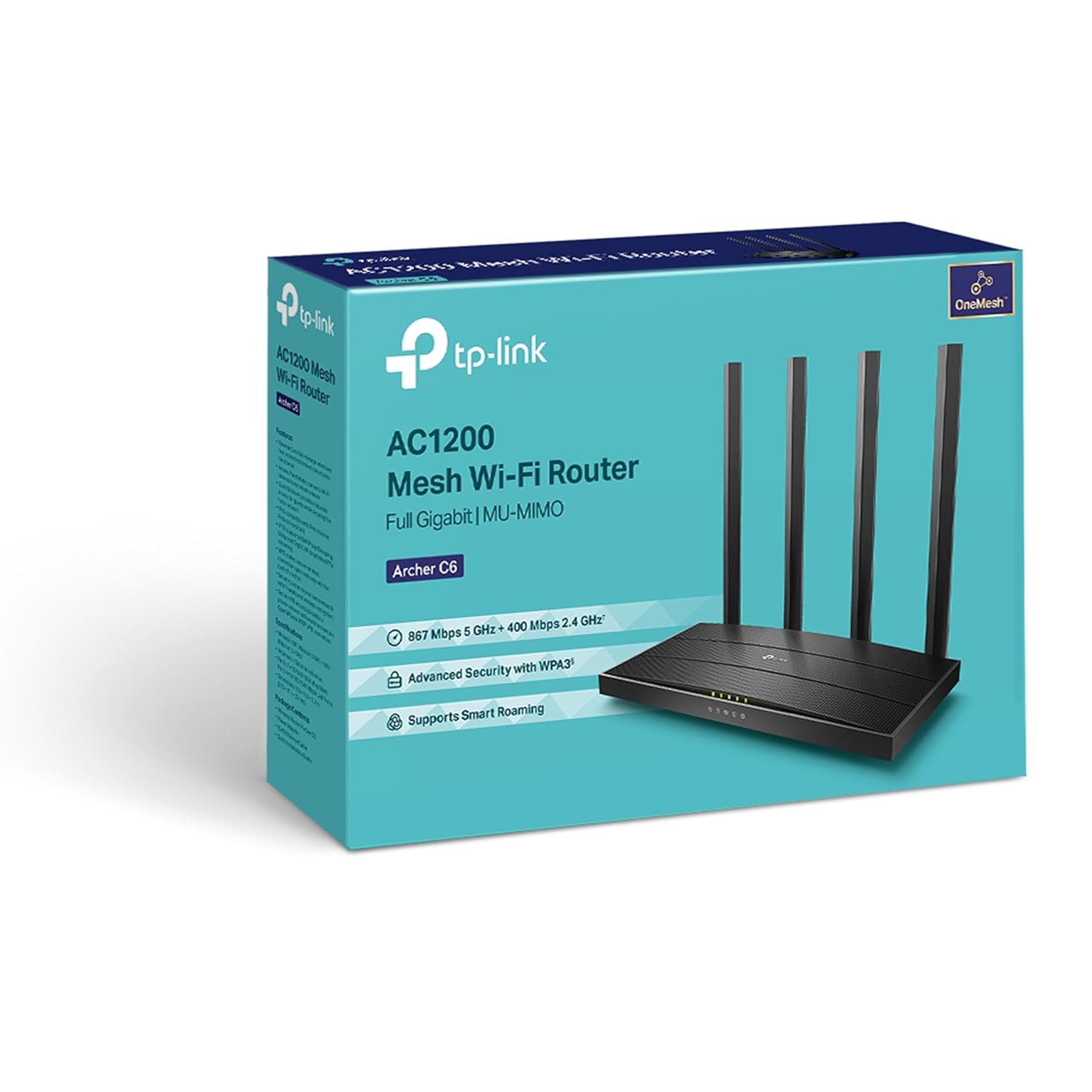 Tp-Link AC1200 MESH WI-FI ROUTER FULL GIAGA (Archer C6) - Image 3