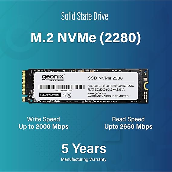 GEONIX 256GB M.2 NVMe SSD, 2280 SATA III (6Gb/s - Image 3