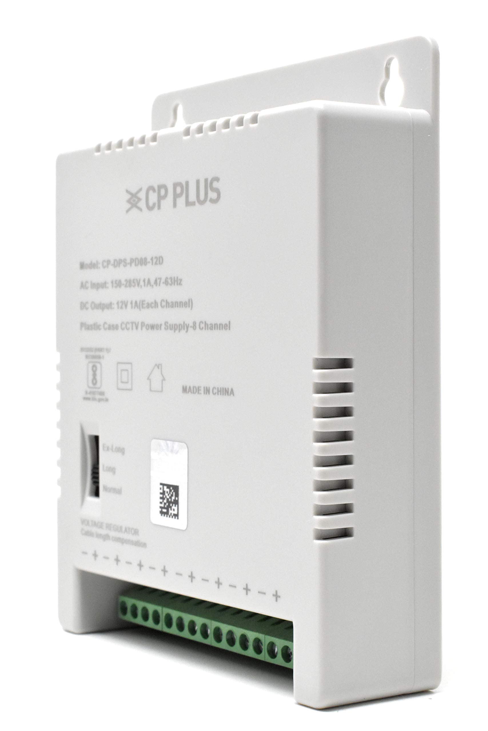 CP Plus CP-DPS-PD08-12D 12V 10Amp 8 Channel Fiber SMPS - USB ADAPTER WIFI by HP