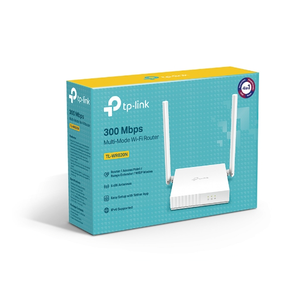 Tp-LINK 300 Mbps Multi-Mode Wi-Fi Router (TL-WR820N) - Router by Tp-Link