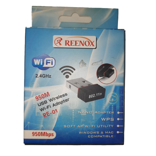 Reenox USB Wireless WiFi Adapter - Electronics by REENOX